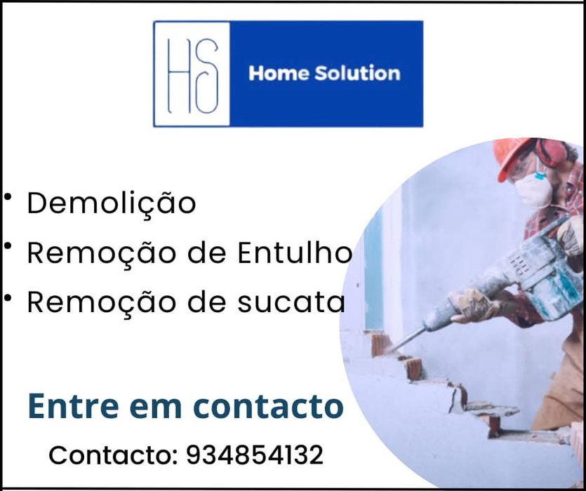 Demolição e Recolha de Entulho
