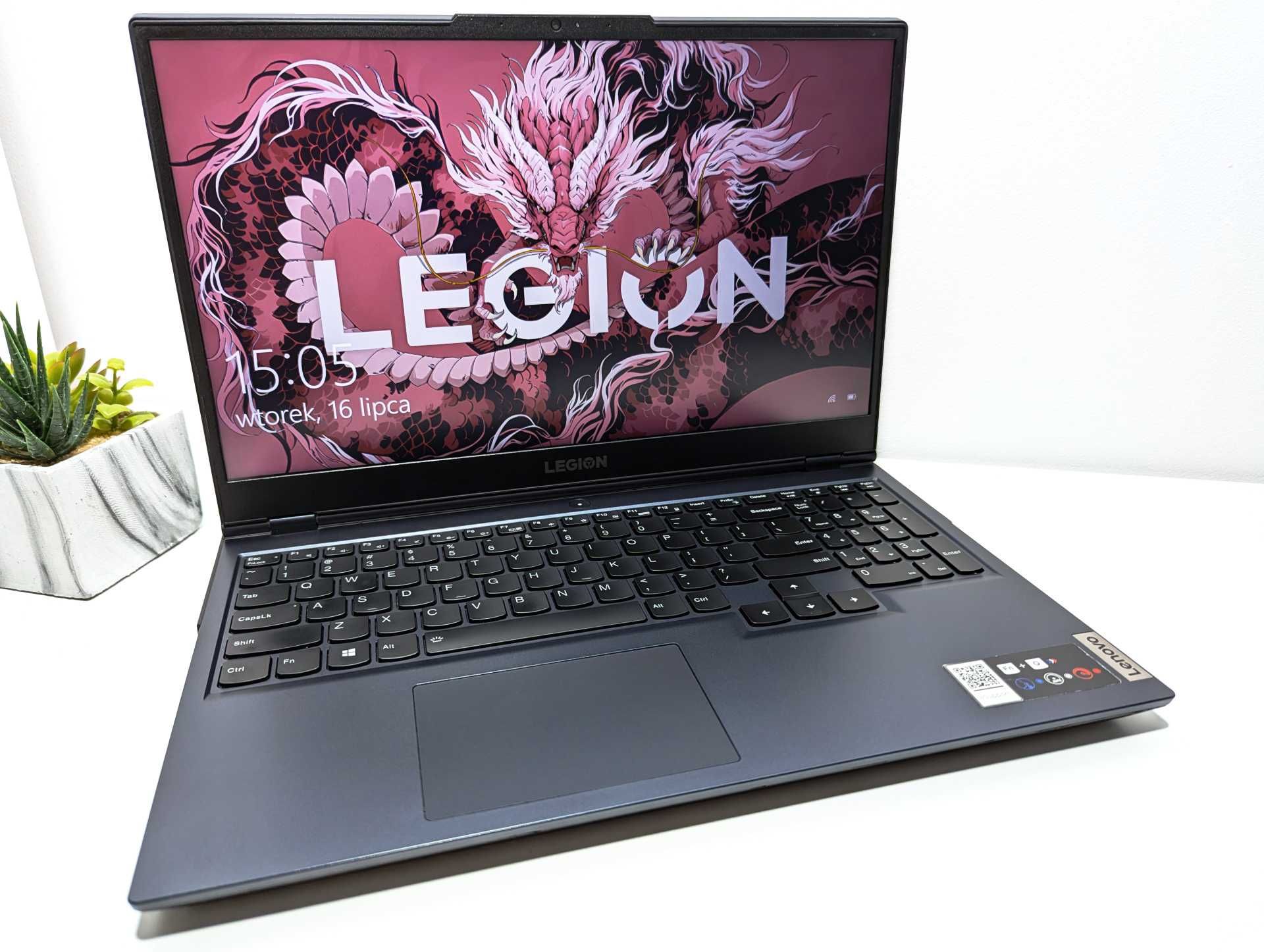 LAPTOP GAMINGOWY Lenovo Legion RTX 3060 Ryzen 5 5600H 165hz