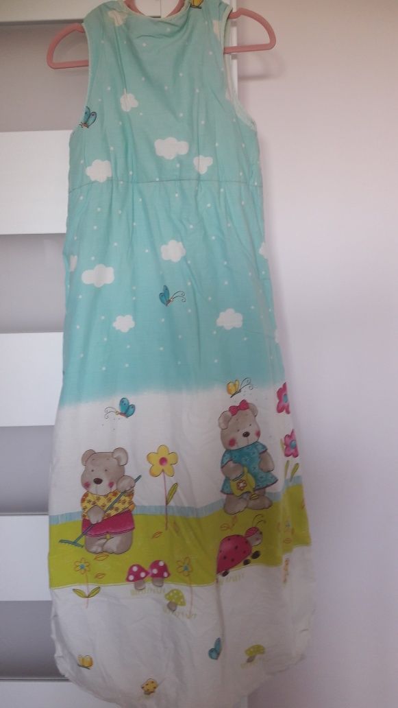 Śpiworek dziecięcy do spania dla dziecka duży 132 cm