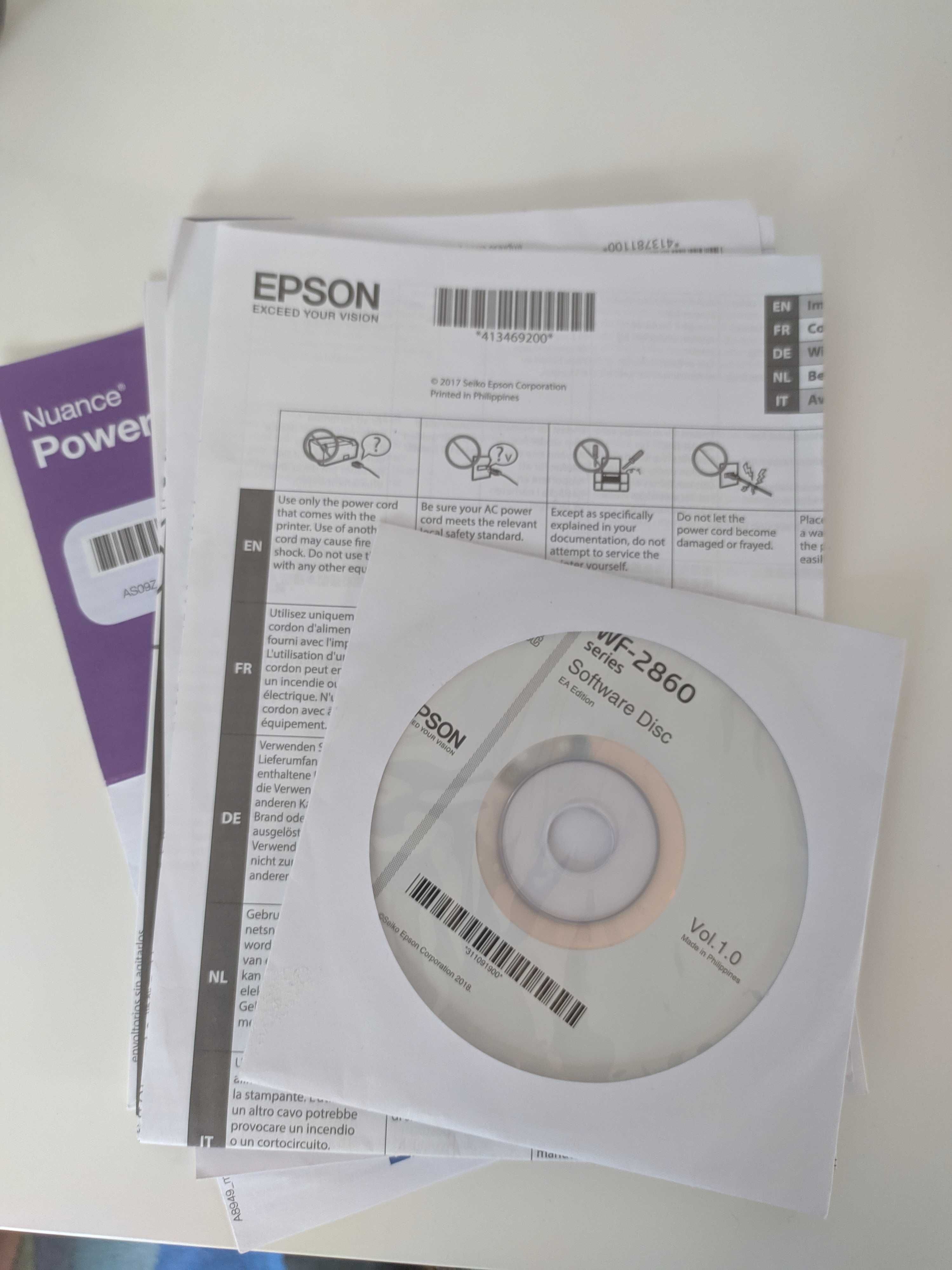 Drukarka Epson WorkForce WF 2860 słabo drukuje