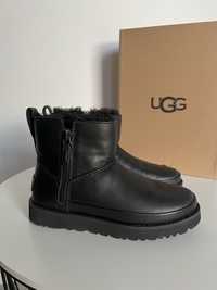 Buty śniegowce UGG Classic Zip Mini rozmiar 36 skóra naturalna