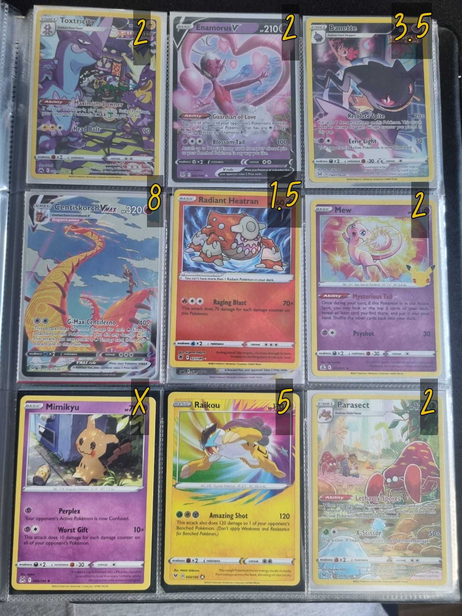 Pokemon TCG Cartas (English)