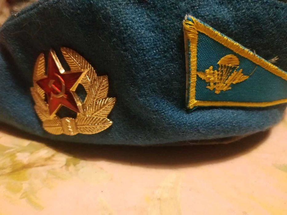 Синий берет ВДВ, СССР,отличное качество