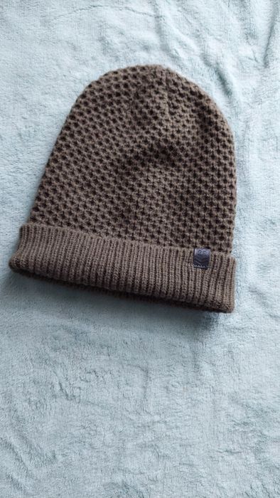 Czapka zielona ciepła khaki