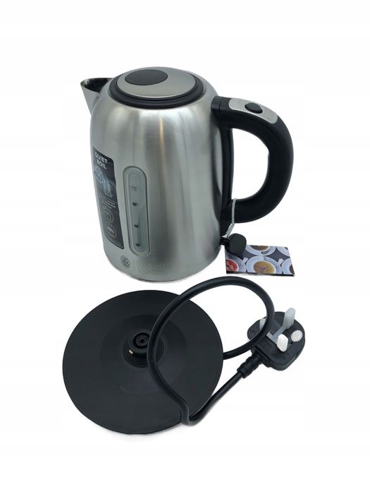 Czajnik elektryczny 1,7L Russell Hobbs stal nierdzewna 3KW czarny