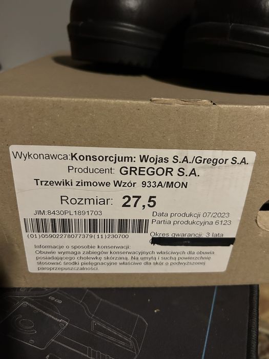 Buty wojskowe 933A/MON