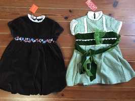 Vestidos de festa GOCCO e La RRANA 5 e 6 anos - NOVO