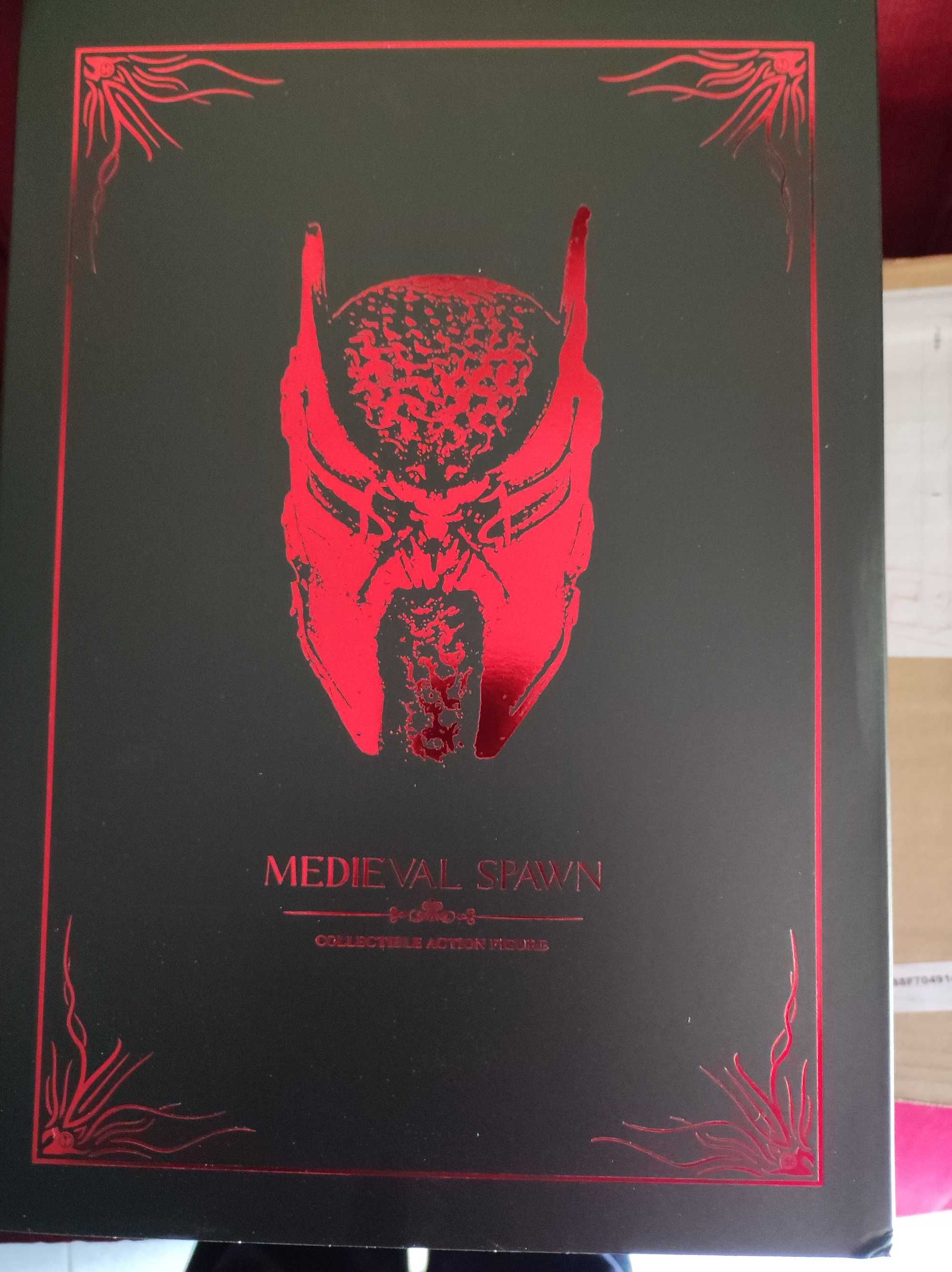 Figura Medieval Spawn autografada Todd McFarlane