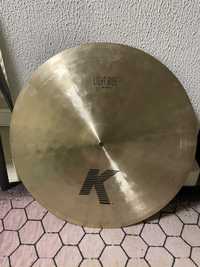 Ride zildjian K light 22” e 24”, hi hat k light 16”