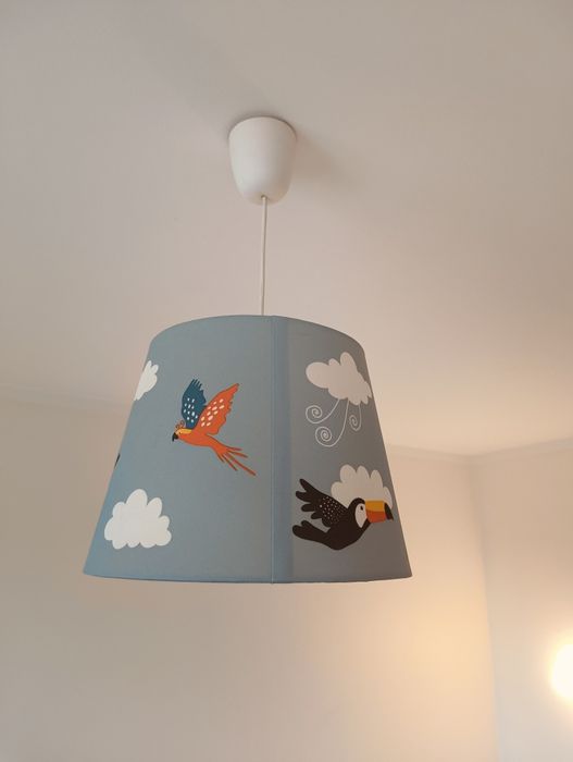 Ikea lampa dla dzieci IKEA TROLLAKULLA + oprawa lampy
Klosz lampy + bi