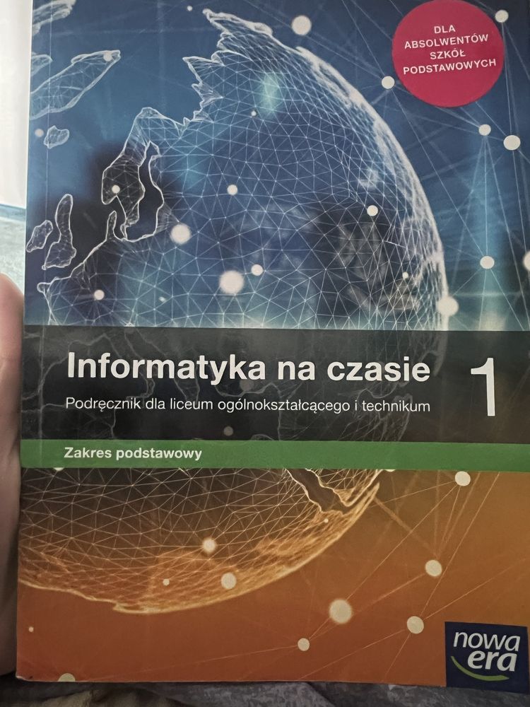 Podręcznik Informatyka na czasie kl.1, liceum i technikum