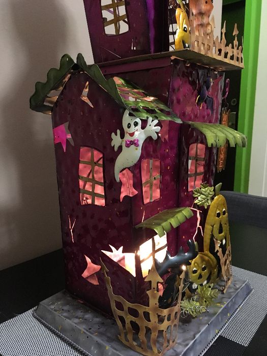 domek strachów wystawa ozdoba oryginalny halloween SUPER FAJNY