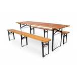 Zestaw Piwny WOODY 220x70cm