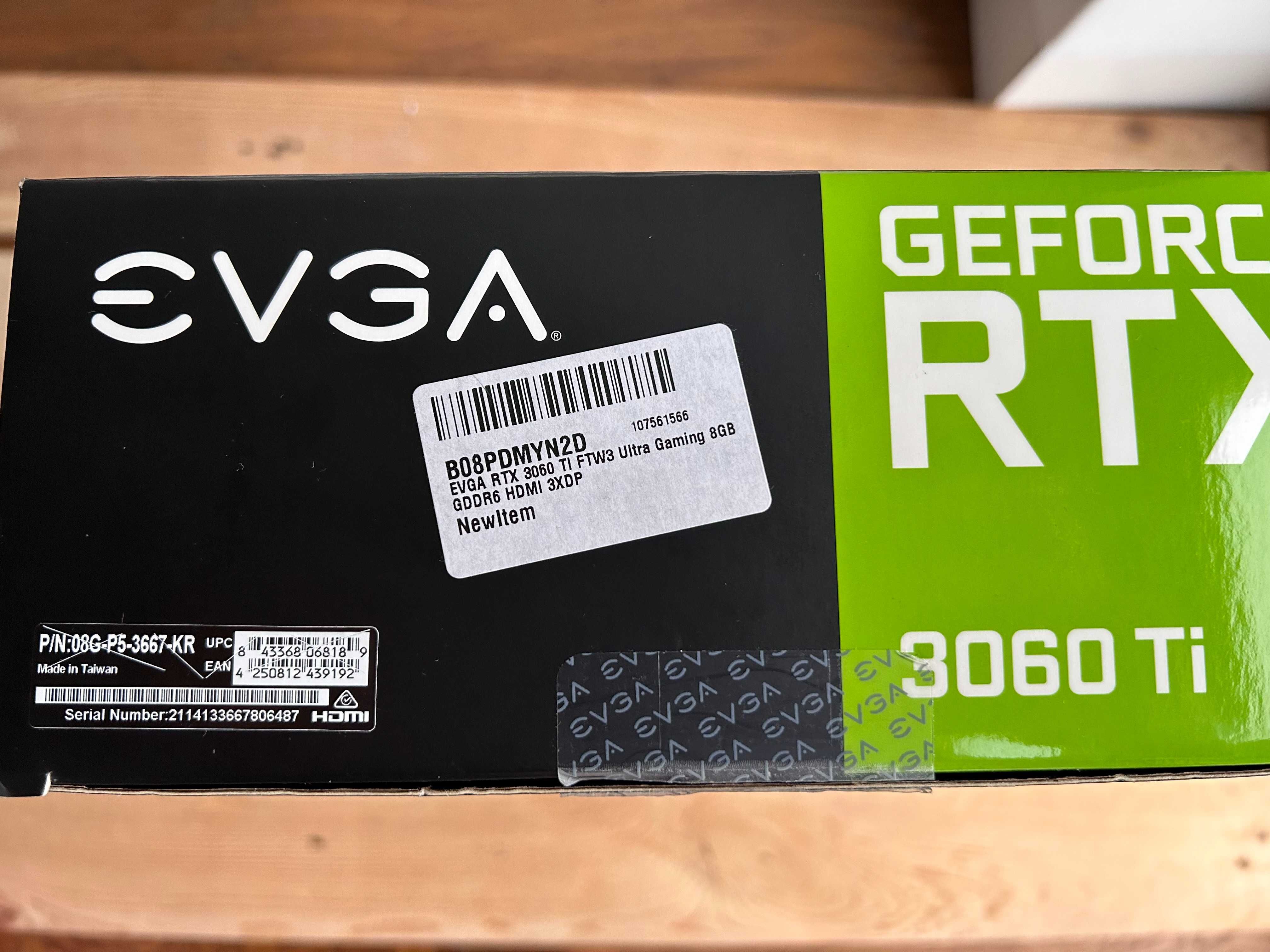 EVGA GeForce RTX 3060 Ti FTW3 Ultra Gaming  bez LHR