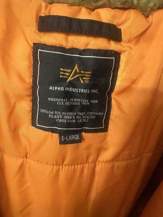 Чоловіча парка alpha industries