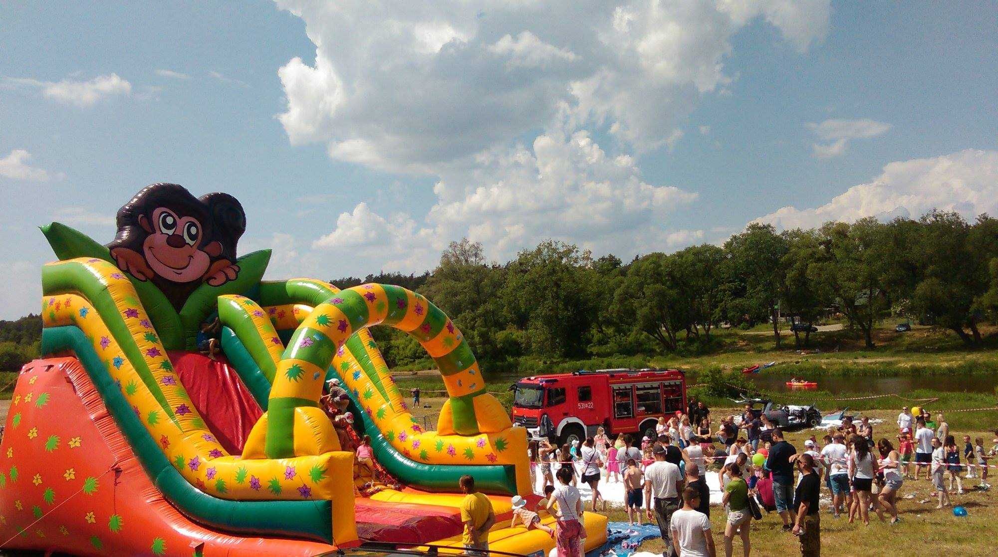 Dmuchana Zjeżdżalnia duża dmuchaniec skakaniec zamek trampolina