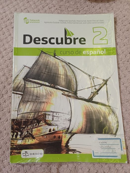 podręcznik do j. hiszpańskiego klasa 2 descubre 2 curso de español