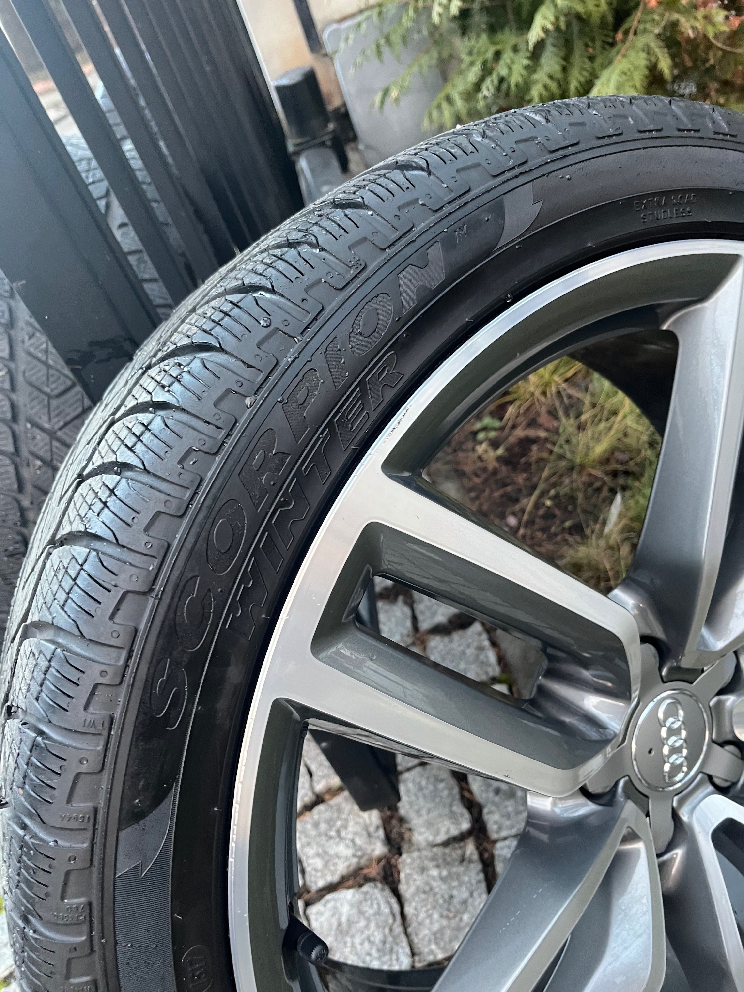 Felgi Audi SQ5, Q5, RSQ3 z oponami zimowymi Pirelli Scorpion