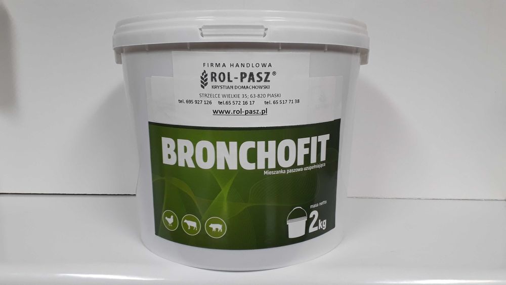 BRONCHOFIT dodatek paszowy KASZEL płuca cielaki trzoda drób bydło