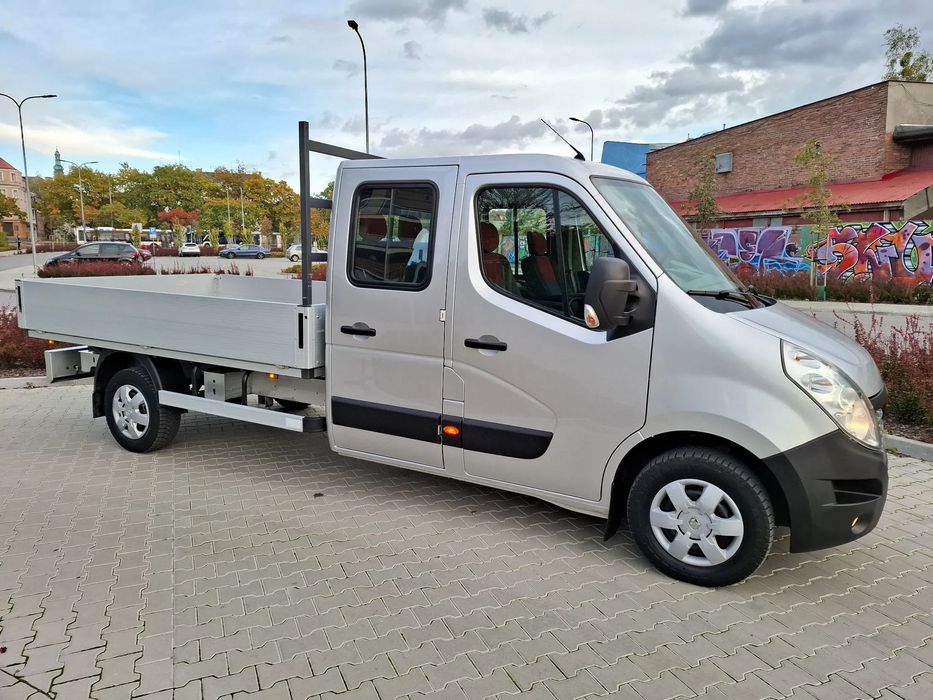 Renault Master 2018 DOKA BRYGADÓWKA 6OSÓB  climatronic nawigacja tempomat, potwierdzony przebieg