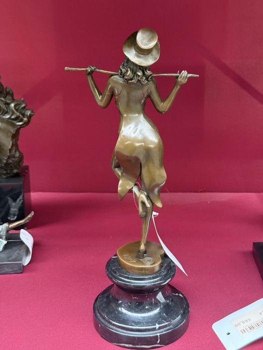 Бронзовая статуэтка, фигурка, скульптура, эротика, мрамор