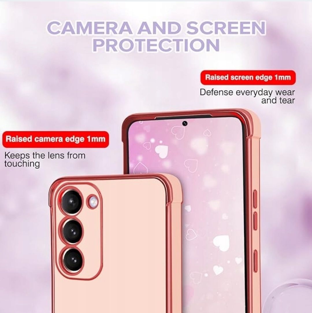 Plecki do Samsung Galaxy S23 5G, Etui z Różowe serce, Eleganckie case