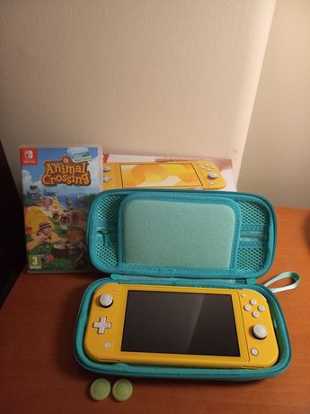 Nintendo switch lite amarela