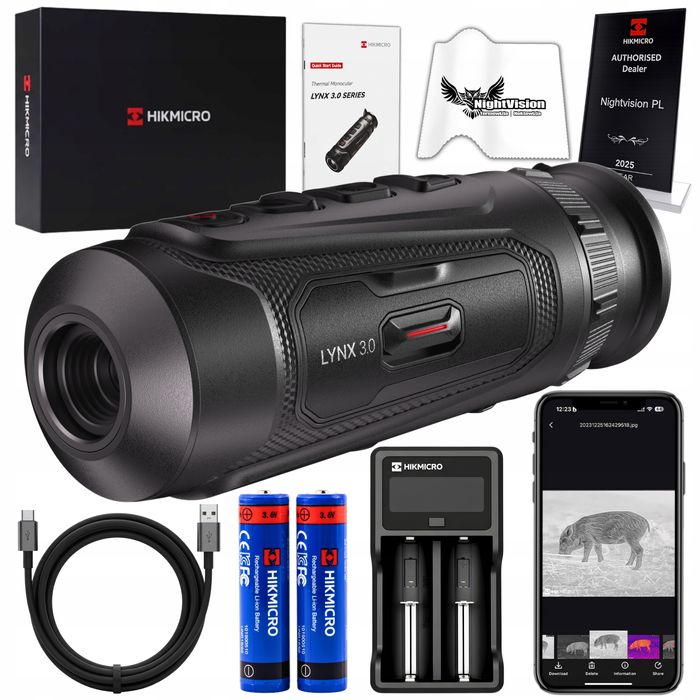 Kamera Termowizyjna Termowizor Monokular Hikmicro Lynx LE10 3.0 / V3