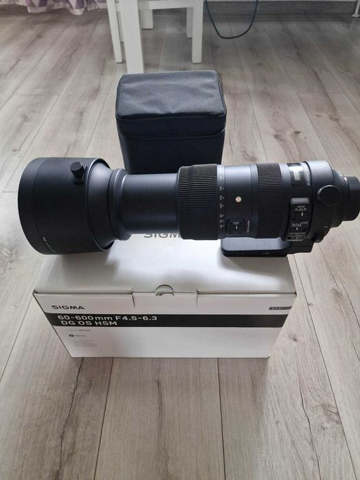 Obiektyw Sigma 60-600mm Nikon z 2022 r. Gwarancja 5 lat