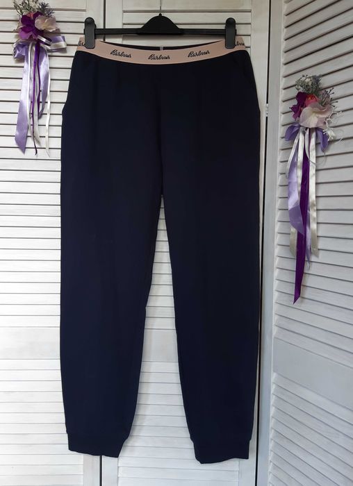 Натуральные штаны на резинке для дома и сна barbour