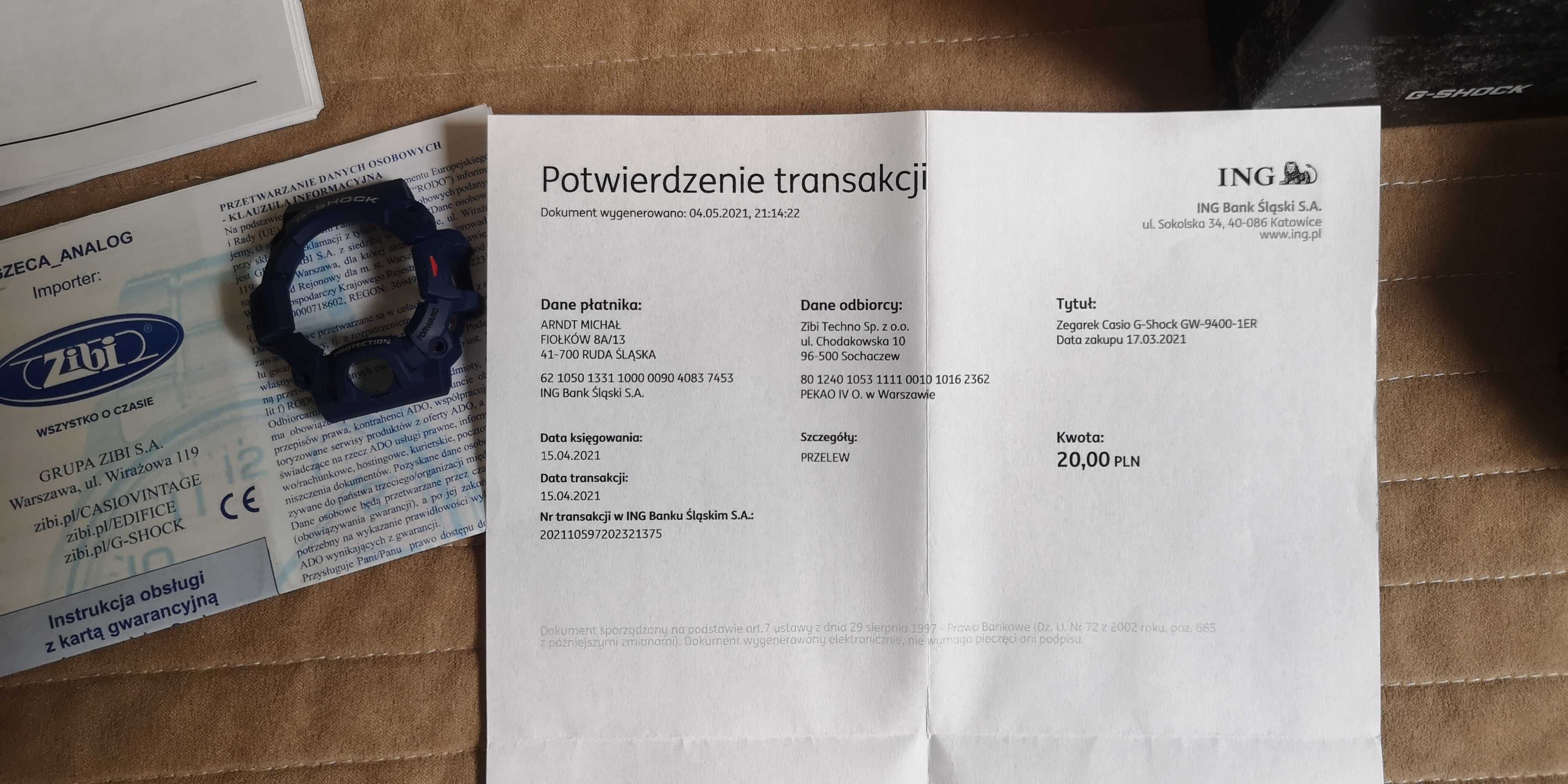 zegarek casio g-shock GW-9400-1ER RANGEMAN