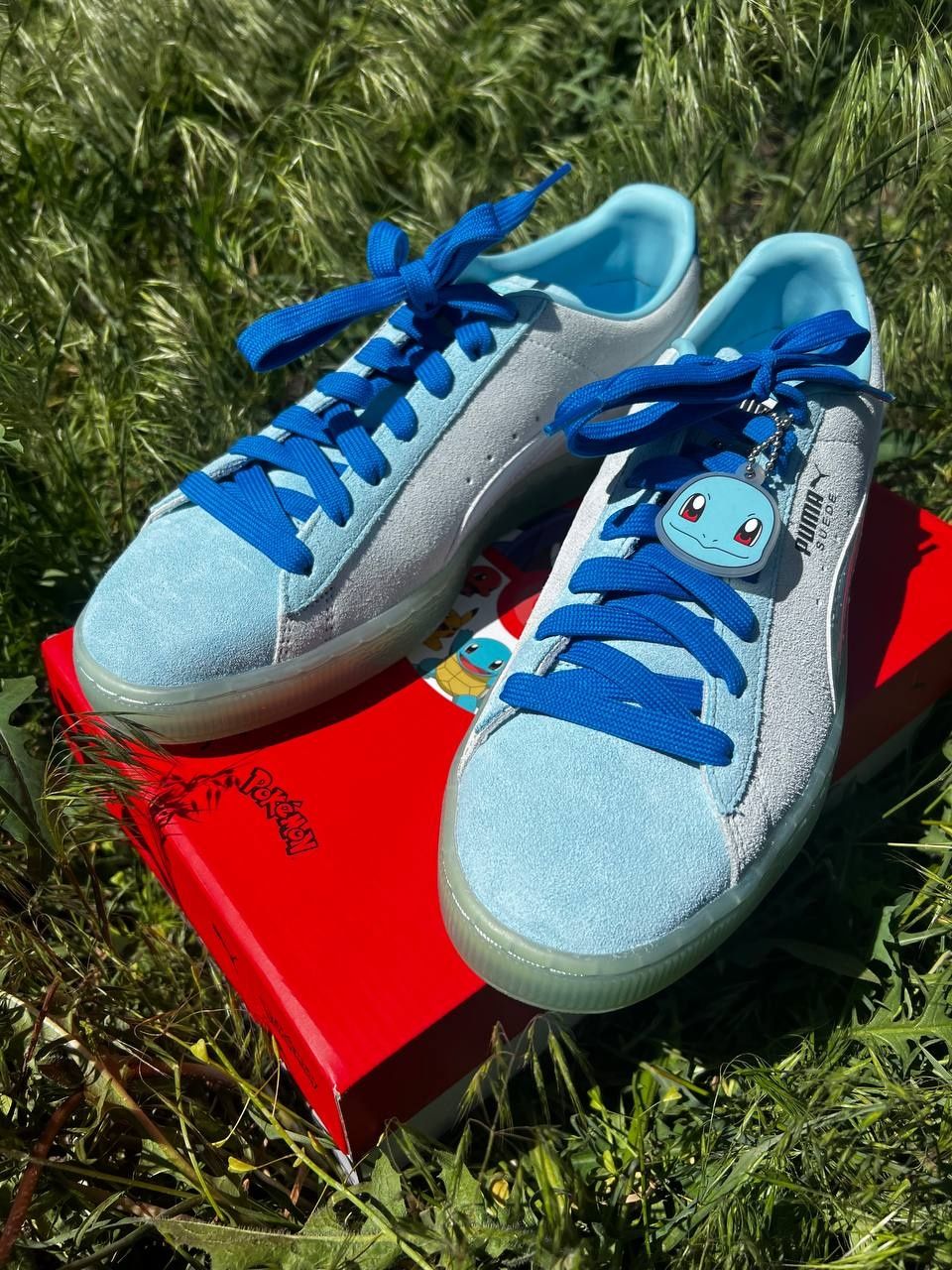 Кросiвки чоловiчi Puma Pokémon X Suede Light Blue 387326-01