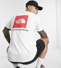 Оригінал! Футболка The North Face Box NSE t-shirt in white/red