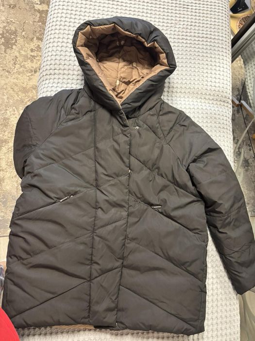 Пуховик жіночий двосторонній | Зимова куртка