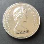 1 dólar do Canadá, de 1979.