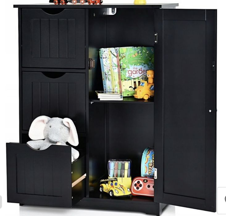 Szafka czarna 60x30x81