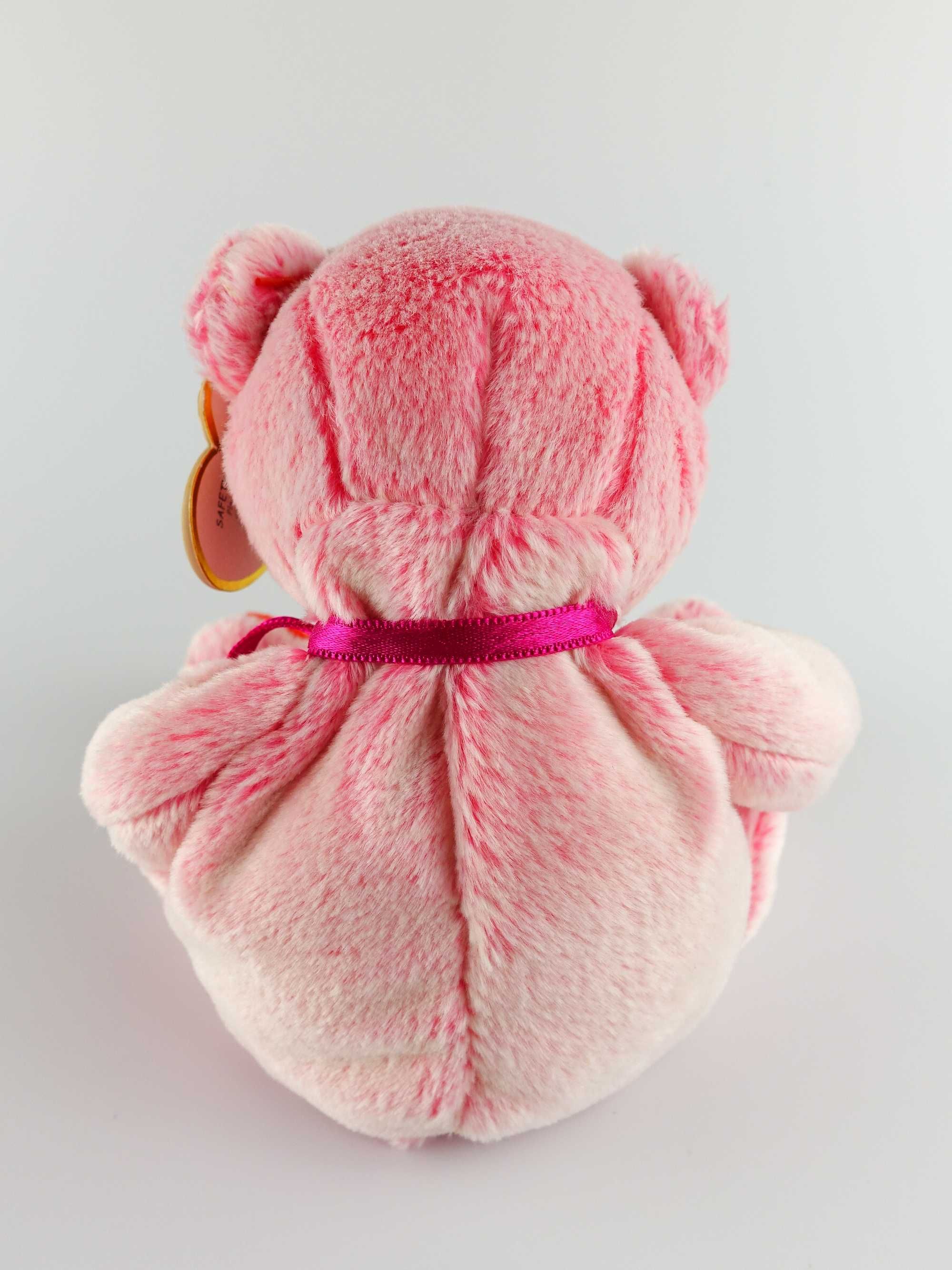 Рожевий ведмедик Romance Bear, серія Beanie Baby, від бренду TY, 2001