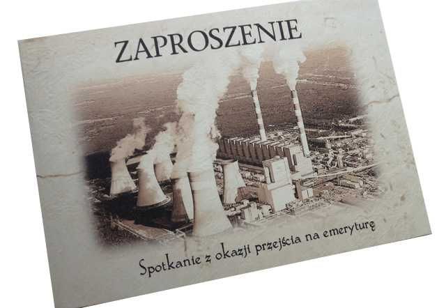 zaproszenia z okazji przejścia na emeryturę