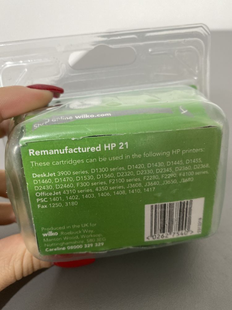 Wkład atramentowy Wilko HP21