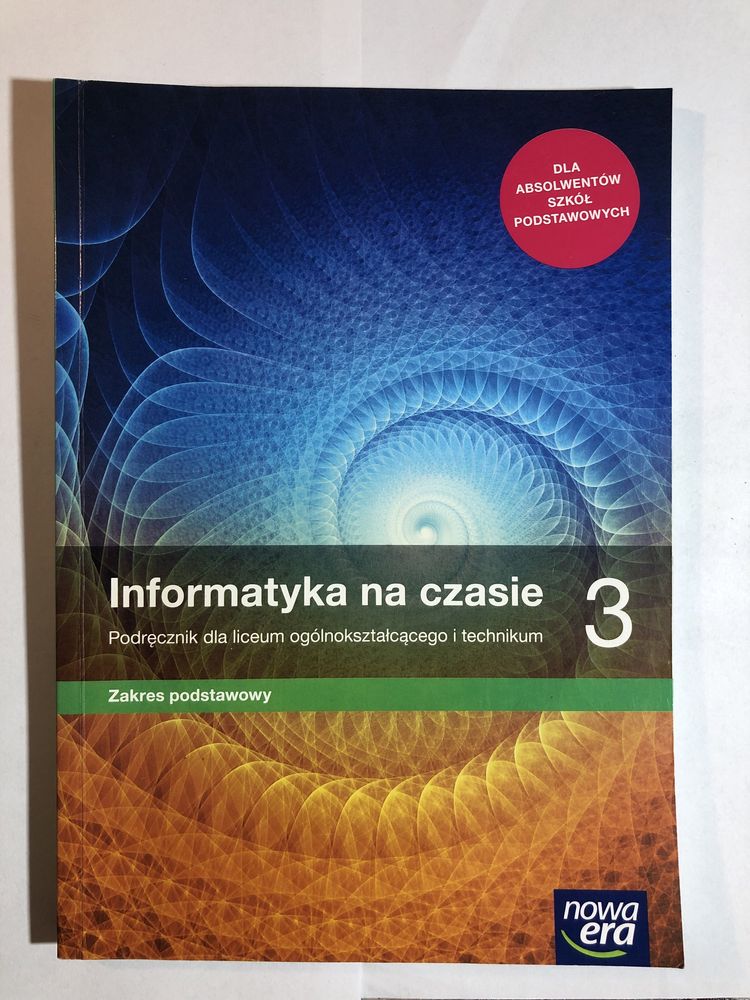 Informatyka na czasie 3, zakres podstawowy, wydawnictwo nowa era