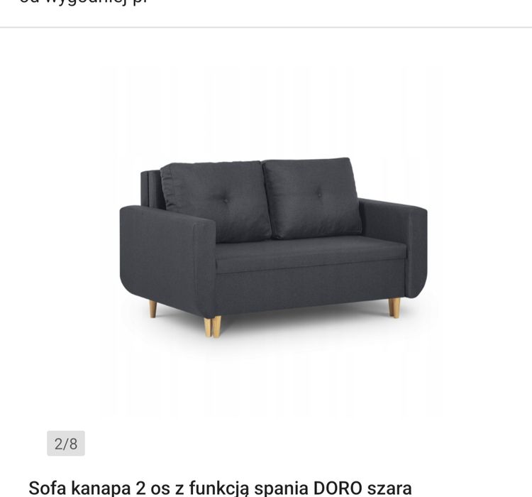 Sofa dwuosobową nowa