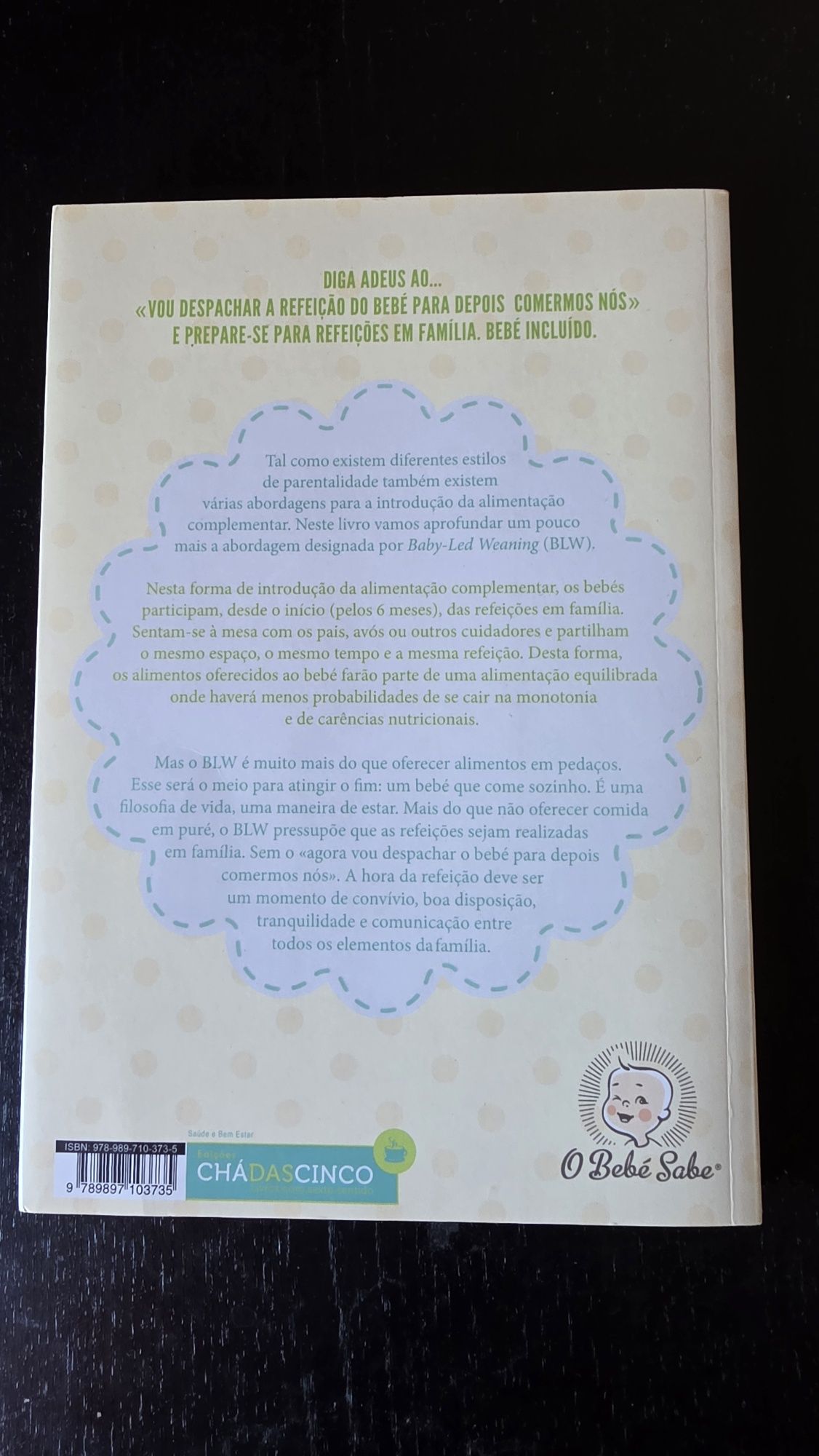 Livro "O Bebé sabe comer"