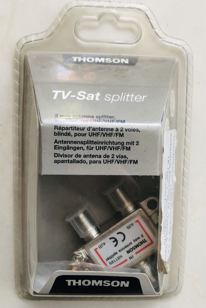 2-kierunkowy spliter, ekranowany, UHF/VHF/FM