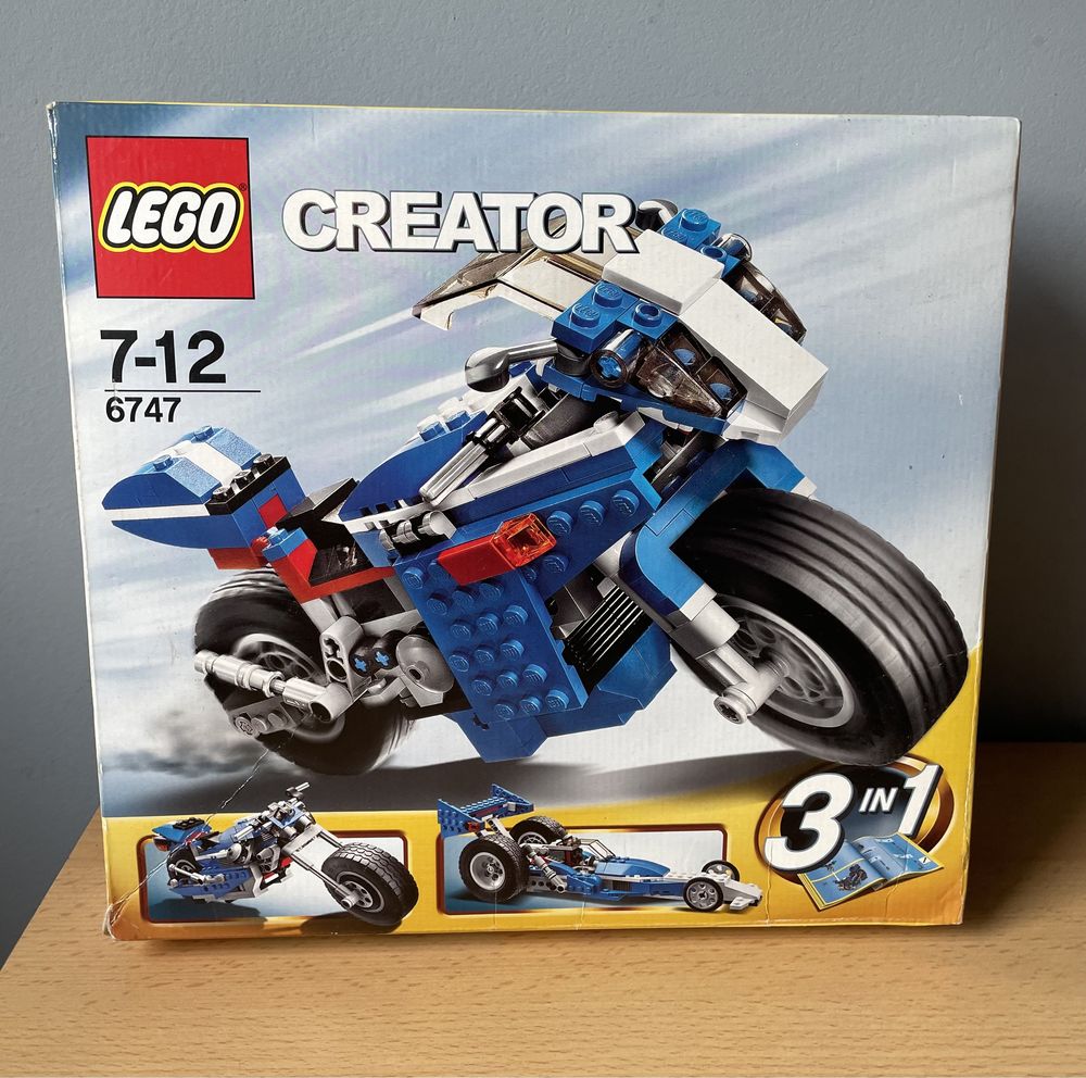 LEGO 6747 Creator 3w1 - Ścigacz Motor Motocykl