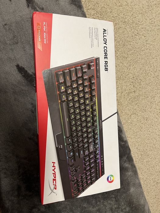 Клавиатура новая HyperX Alloy Core RGB