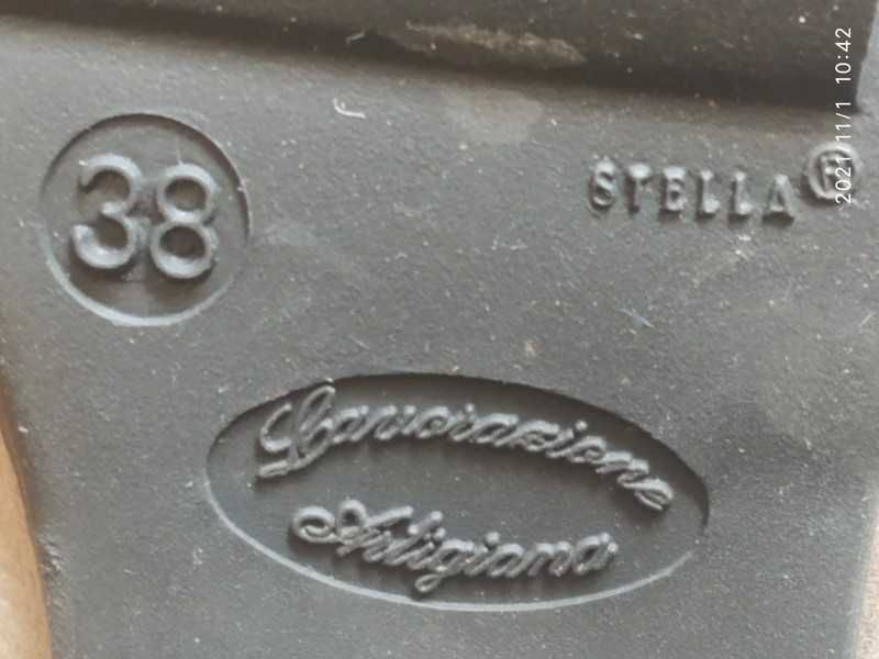 Botki na koreczku, skóra