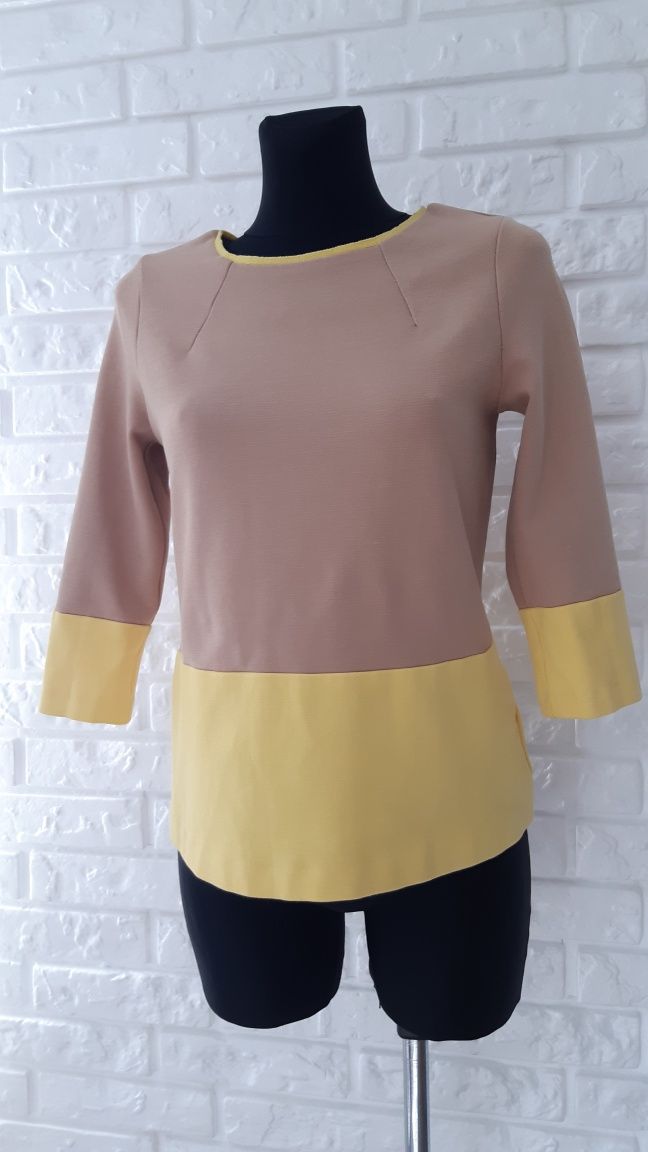 Massimo Dutti elegancka bluzka sweter rekawy 3/4