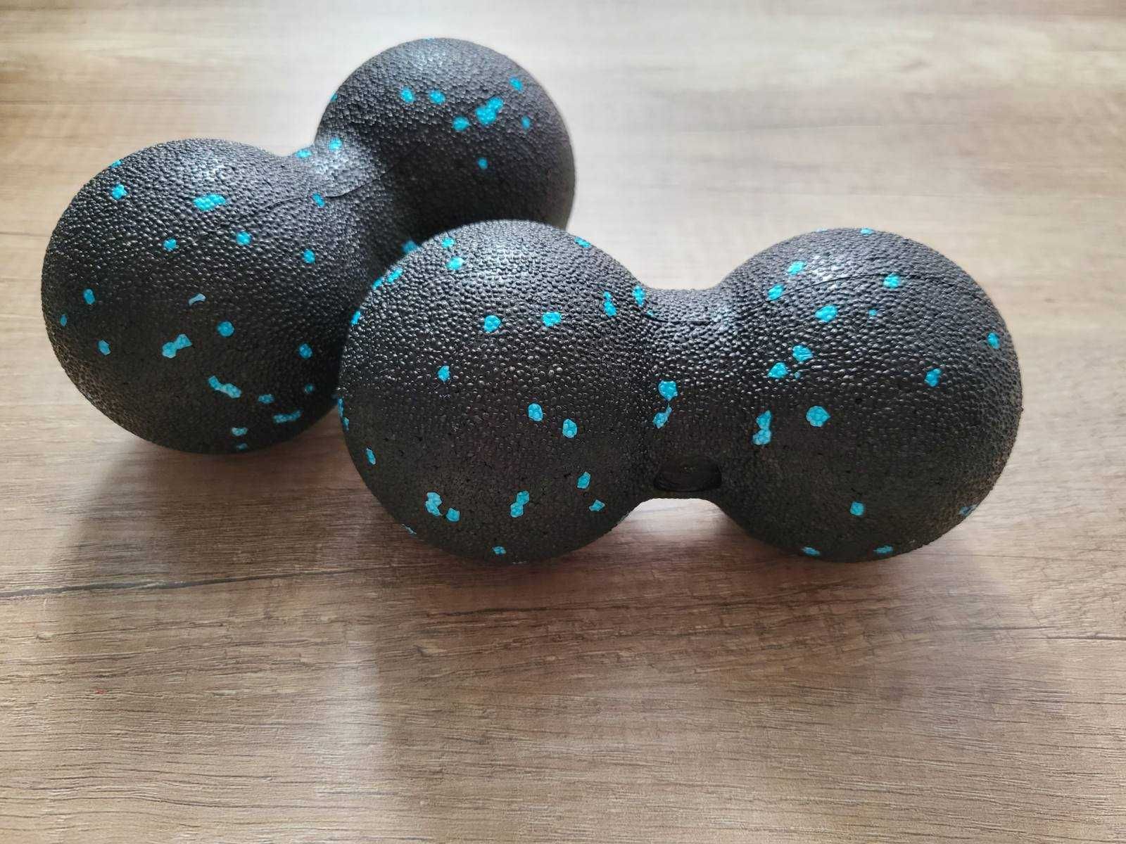 Масажний м'яч подвійний, валик для спини, масажер, EasyFit EPP ball