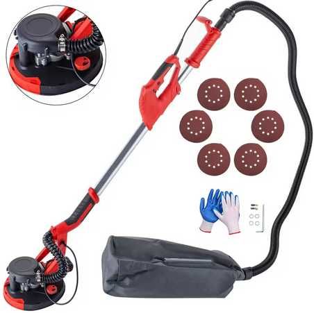 Lixadeira de Drywall 850w elétrica dobrável com alça de telescópio