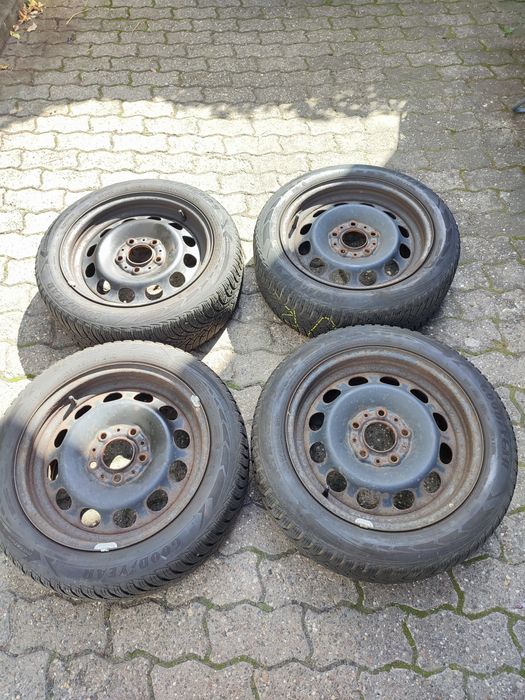 Felgi stalowe z oponami BMW VW audi skoda seat 5x112 195/55/16
